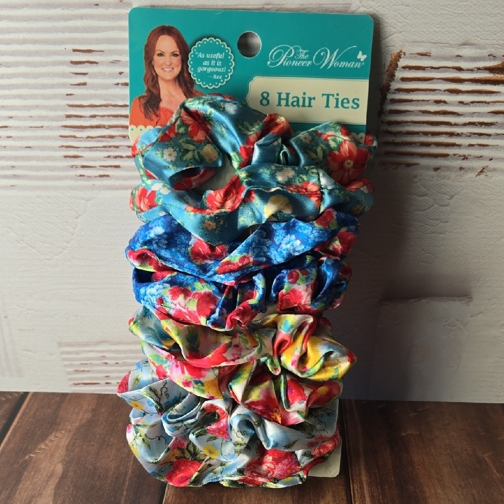 The Pioneer Woman Vibrant Floral Hair Ties